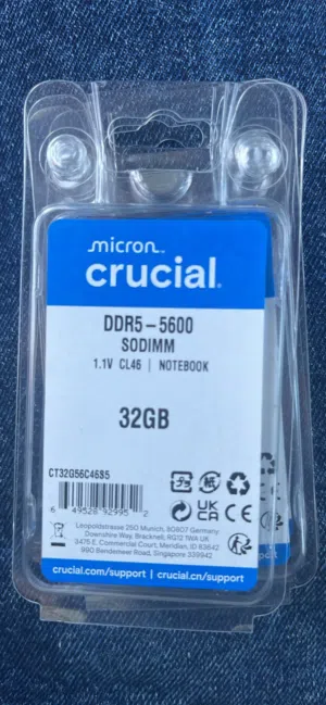 رام لابتوب Laptop Ram 32GB & 16GB DDR5 5600