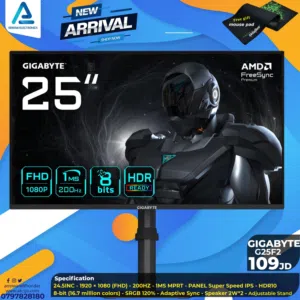 شاشة جيجابايت Monitor Gigabyte 24.5inch 200Hz بافضل الاسعار