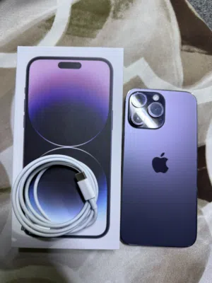 iPhone 14 Pro Max 128gb with minor dot with original box and Cable