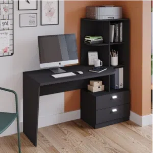 مجموعة مكاتب دراسة باللون الاسود تناسب الجميع.