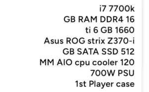 Gaming pc for sale