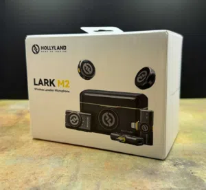 Hollyland LARK M2 Wireless Microphone for iPhone, Android and Camera, 48KHz 24Bit Hi-Fi Audio, 1000f