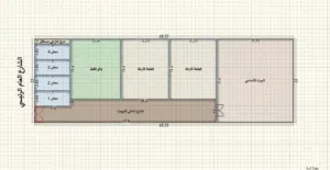 عقار تجاري مميز للبيع مساحة 1500 متر مربع