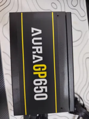 مزود طاقه او بور سبلاي 650W مستخدم نضيف جنت شاد عليه 3060 و I5 13400F بدون اي مشكله