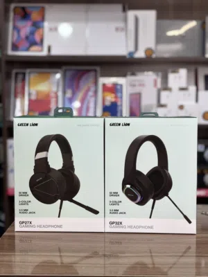 سماعة محيطية مع مايك من شركة جرينن ضمان سنة  GAMING HEADPHONE GP27X    GP32X