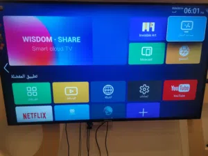 شاشه 65بَصه استخدام بسيط سمارت