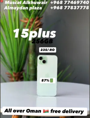 iPhone 15 Plus 256 GB Outstanding and smooth performance device