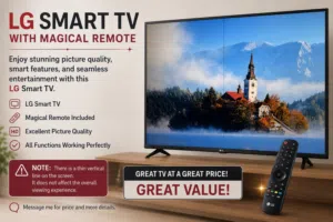 LG Smart TV in perfect condition — crystal-clear picture, smooth performance, and ready to use.