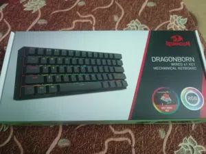كيبورد Redragon K630 Dragonborn - أحمر (Red Switches)  بحالة الوكالة