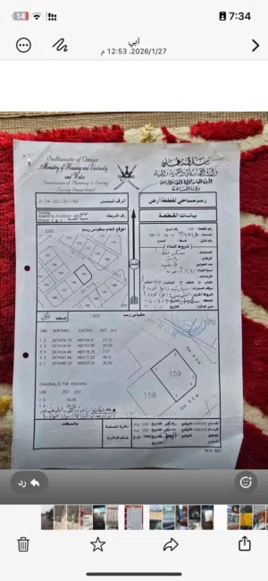 عرض العيد ارض للبيع صحم المرفع كورنر