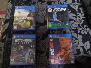 PS4 games available for sale . excellent condition . exchange is also possible .