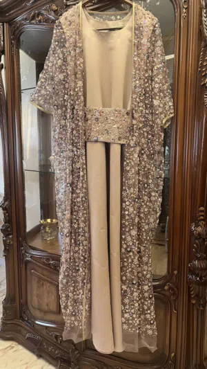 عبايه خليجيه مفتوحه شك خرز للمناسبات
