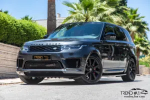 Range Rover sport 2019 Hse Plug in hybrid Black Edition السيارة وارد المانيا و مميزة جدا
