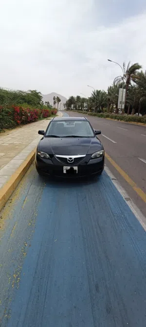 مازدا 3 2008 أسود دهان كامل، مرخصة ومجمركة بنظام أوتوماتيك