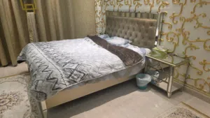 طقم سرير وكبت تخزين وتسريحه وكومدينو