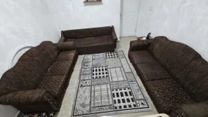 طقم كنب + طاولة سفرة + سجلونة + طاولة وسط