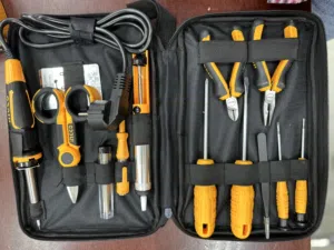 طقم معدات مع كاوي لحام telecom tools set
