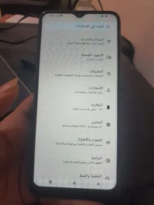 Nokia G20 128G Ram4 ببصمه جانبيه   للبدل فقط13 وأربع كاميرات اندرويد