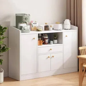 خزانة مطبخ متعددة الاستخدامات الحل العملي لترتيب المطبخ أو غرفة الطعام بأناقة