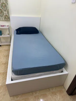 IKEA single bed with mattress