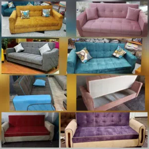 كنبه سرير و سحاره خشب زان