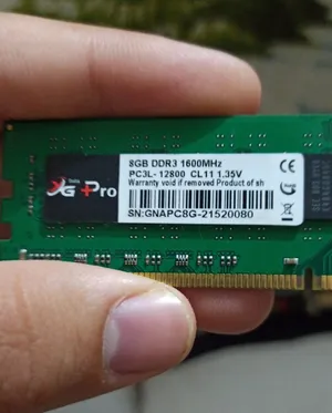 RAM 8 GB DDR3