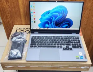 للبيع لابتوب جيمنLenovo LOQ  Core i5 12gen/24 RamDDR5/512SSD/4050 Rtx 6 GB كالجديد بالكرتون