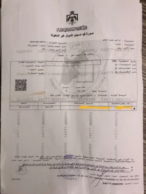 ارض في زويزا الشرقي مشروع زينة عمان جميع الخدمات