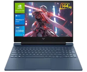 HP Victus 15 Gaming Laptop - Intel i5, RTX 3050, 16gb ram, 512 ssd, 144Hz, Windows 11, black, FHD