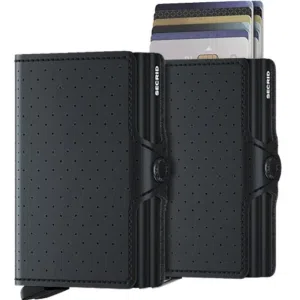 Secrid Twin Wallet With RFID Black Leather.. For More Than 15 Cards..