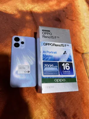 آخر اصدار  oppo رينو 15 f ببطاريه عملاقه 7000 ذاكره 512 بشاحن 80 واط ملحقاته غير مستخدمه