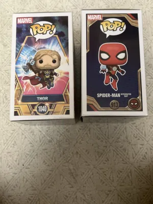 Marvel Thor Thor Love and Thunder Funko pop!   Marvel Spider man spider man no way home Funko pop!