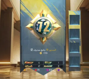 بيع حساب ببجي لفل 88 لفل مجموعات 72