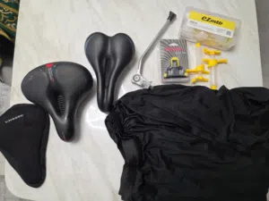 Bicycle saddle and cover