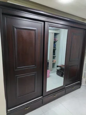 غرفة نوم خشب لاتيه بحال الوكالة