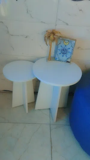 سيت طبلات  رباعي لون ابيض