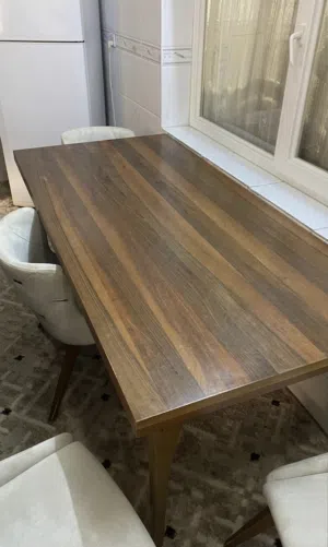 ميز طعام + 6 كراسي