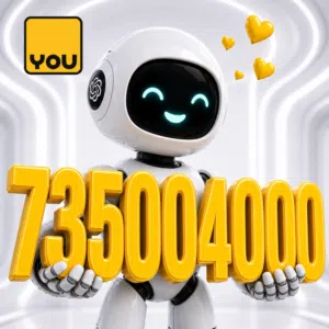 للبيع رقم ملكي مميز جداً (5 أصفار) لشركة (YOU)