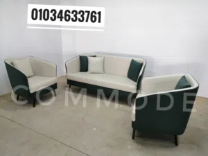 طقم انتريه جلد /اطقم استقبال / انتريهات مودرن / اثاث مكتبي Reception sofa /