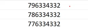 Zain VIP mobile numbers in Amman