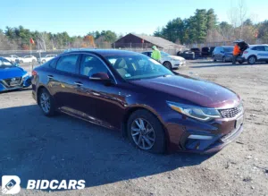 KIA OPTIMA LX, 2019 MODEL, 90,900 MILES ONLY, CHASIS NO.: 5XXGT4L31KG344246