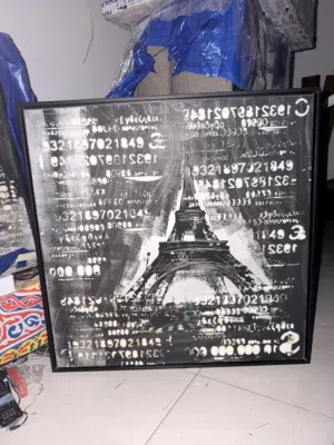 For Sale – Framed Eiffel Tower Wall Art