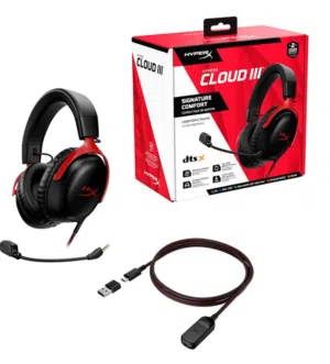 سماعة HyperX Cloud III سلكية – جديدة بالكرتون