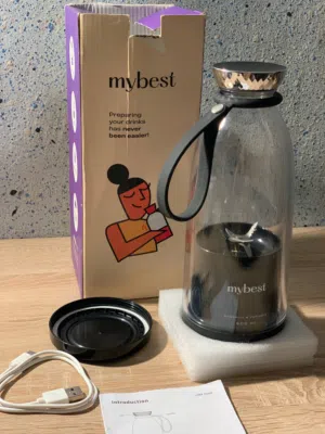 خلاط محمول وذكي mybest (سعة 500 مل) - بحالة ممتازة وجاهز للاستخدام
