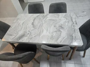Dining table and 6 chairs