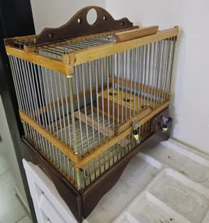 اقفاص خشبيه صناعه يدويه