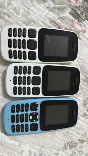 للبيع عدد 3 هواتف نوكيا
