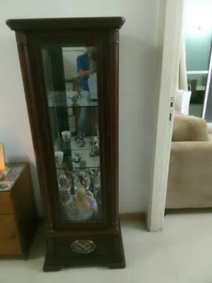 Dressing table, sofa set, show cases, dinning table with 6 chairs.