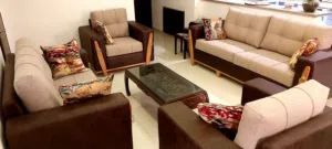 للبيع طقم كنبايات 7 اشخاص صناعة مفروشات شهوان