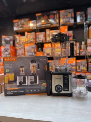 خلاط صناعي 2in1 مع مطحنه 800 غرام  ماركة HALEY الاصلية بقوة 5500 واط فعلي